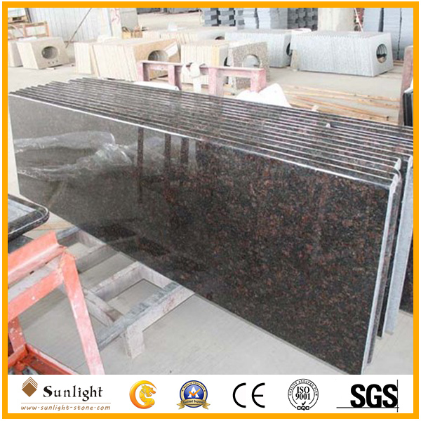 tan brown granite kitchen countertop