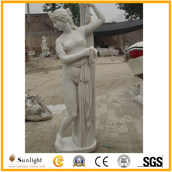 figure stone statue of beautiful girl