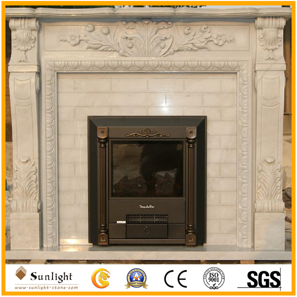 Indoor French Style Marble Fireplace 