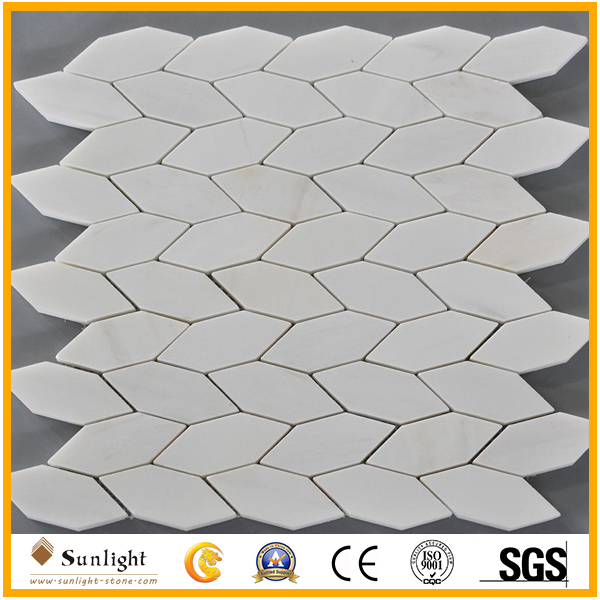  Ariston white marble mosaic tiles