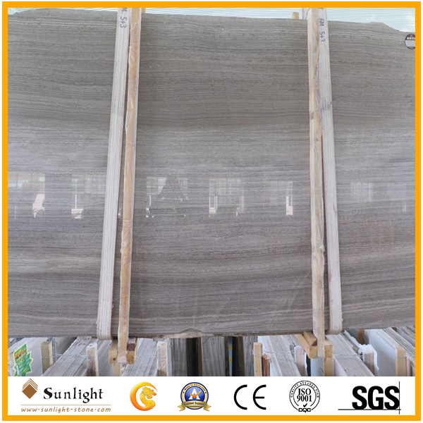 Wood Grey Marble slabs,China marble
