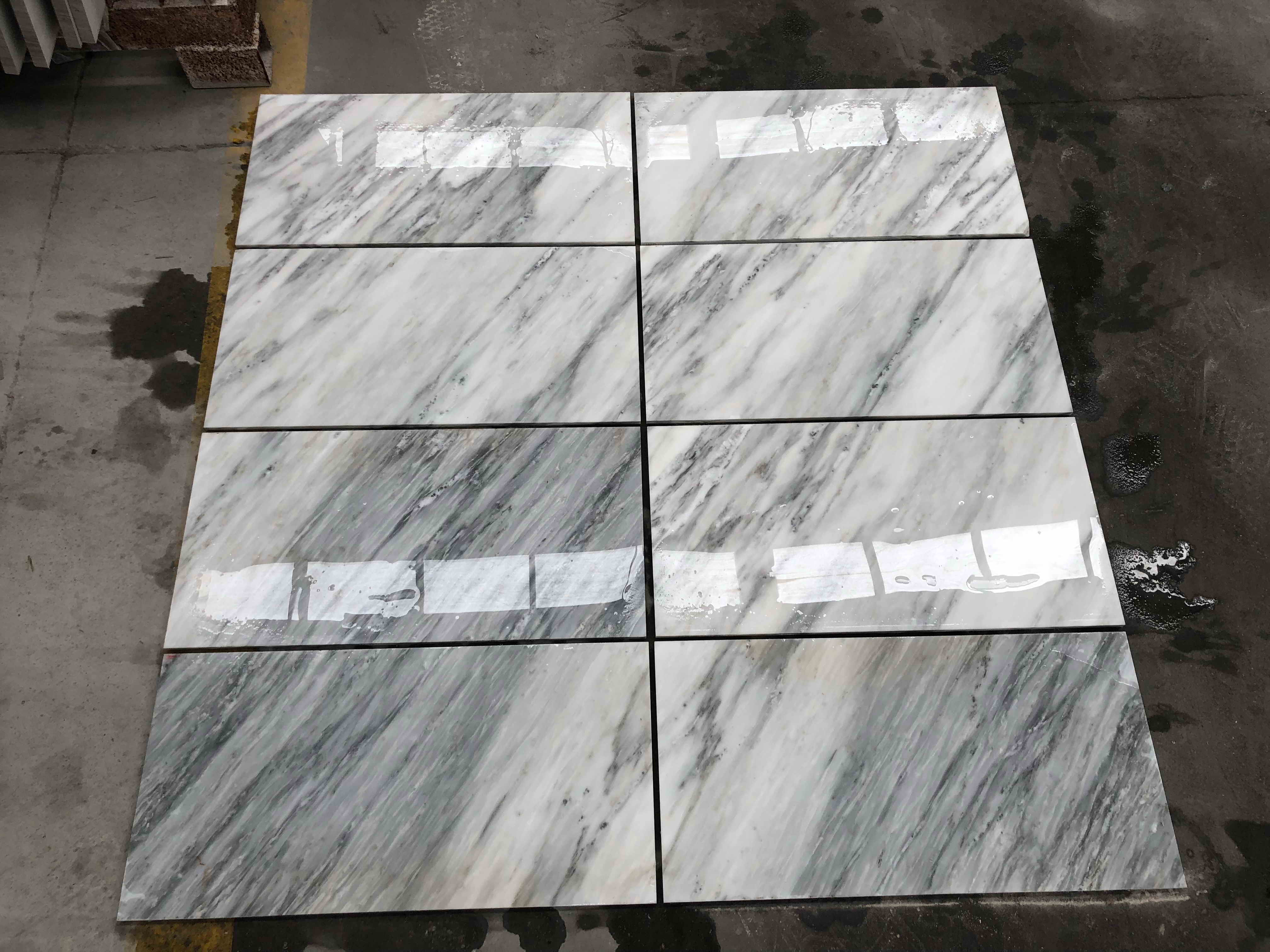 Oriental white marble tiles