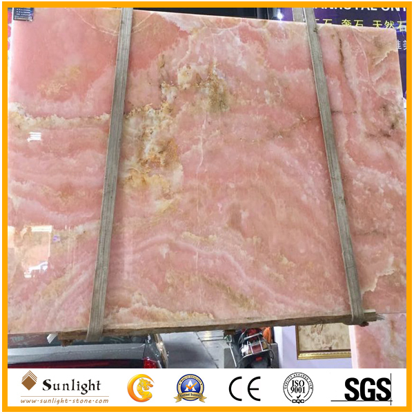 Natural Stone Pink Onyx for Backgroun