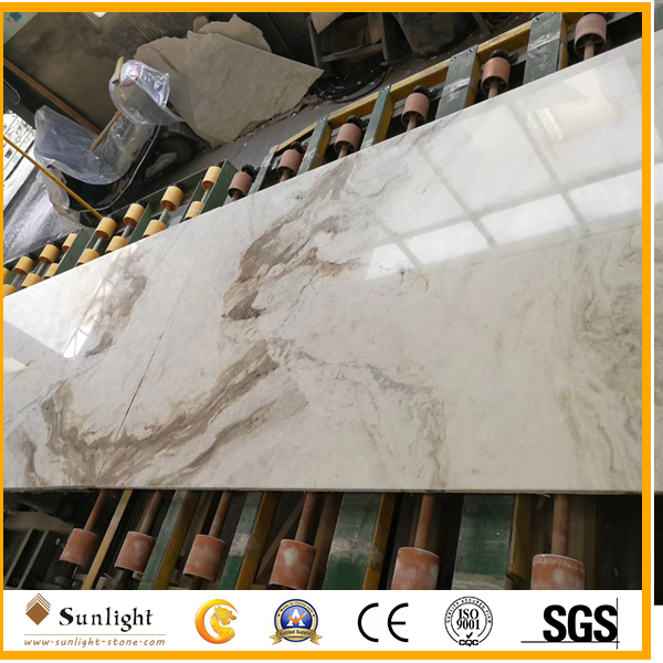 white marble book match slabs