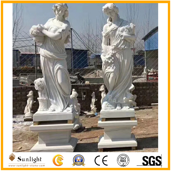 white marble carvings