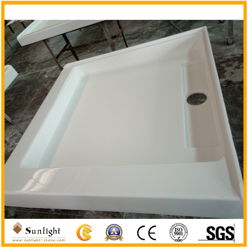 36＂x36＂cultured marble shower pan