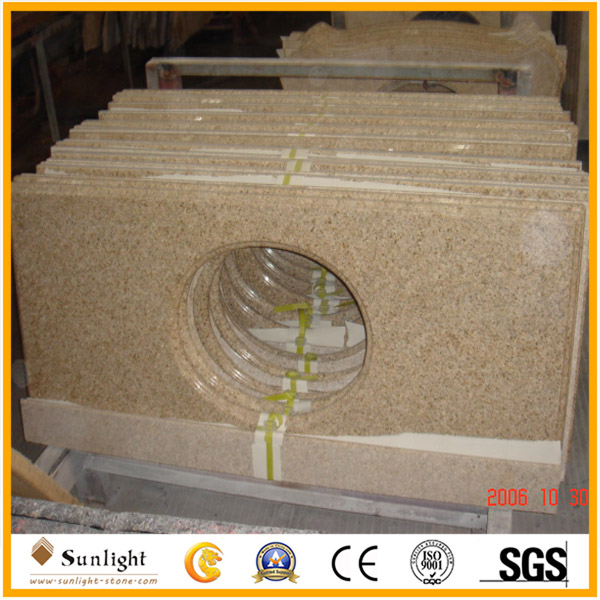 G682 yellow rusty vanity top for bath