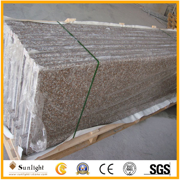 G687 peach red granite kitchen counte