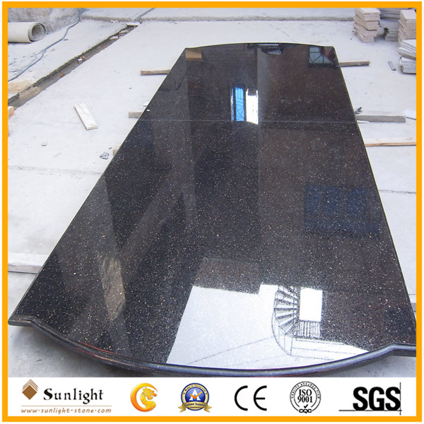 black galaxy granite table top/island