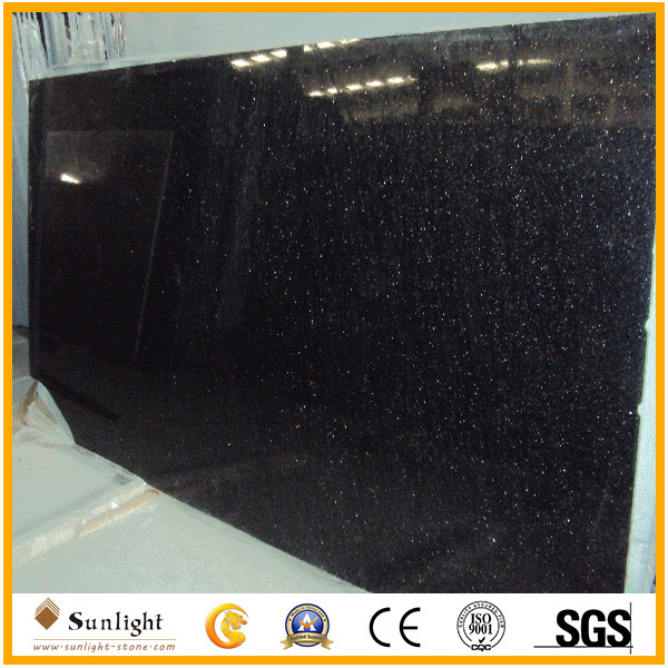 black galaxy granite slabs
