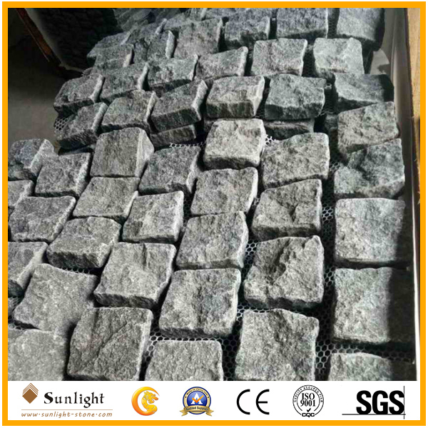 G684 basalt cubestone on mesh