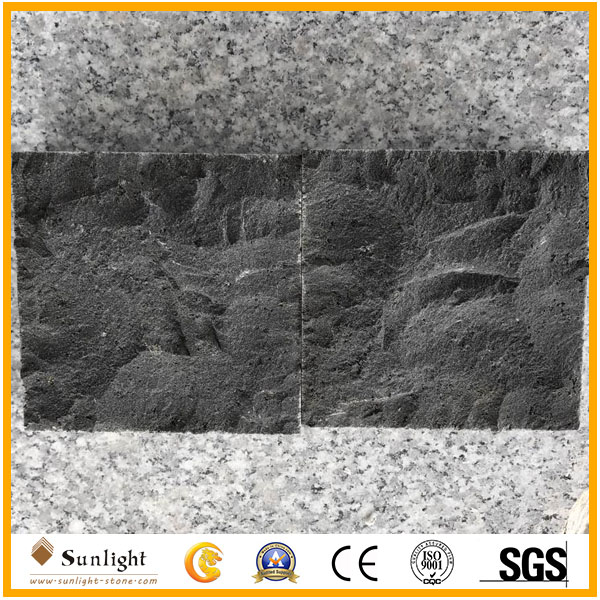 natural split surface black basalt