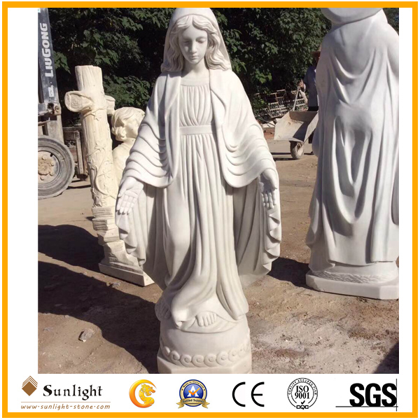 Blessed Virgin Mary Marble Sculpture