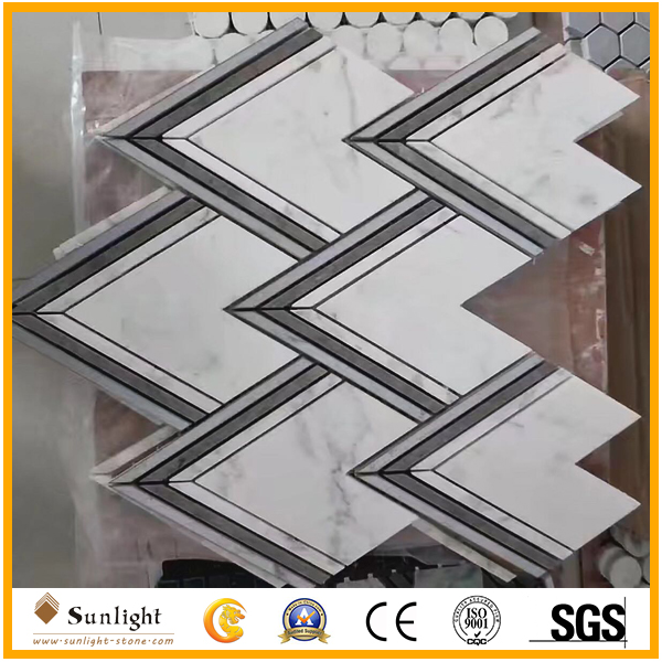 Marble Tile Mosaic for Floor/Wall/Bat