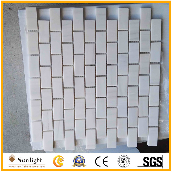 Ariston white marble mosaic tiles