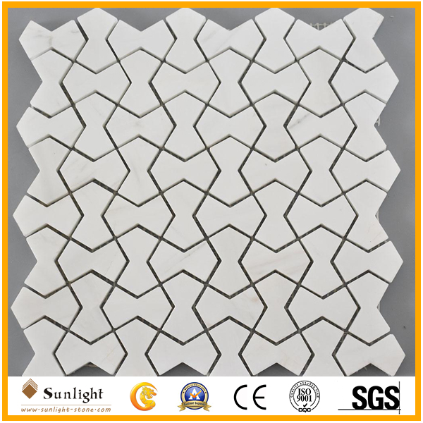 Ariston white marble mosaic