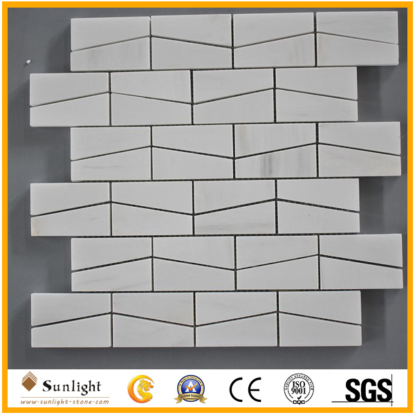 Ariston white marble mosaic for kitch