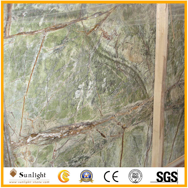 Tropical Rainforest Green Marble Slab