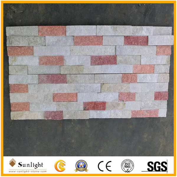 mixed color quartize culture stone