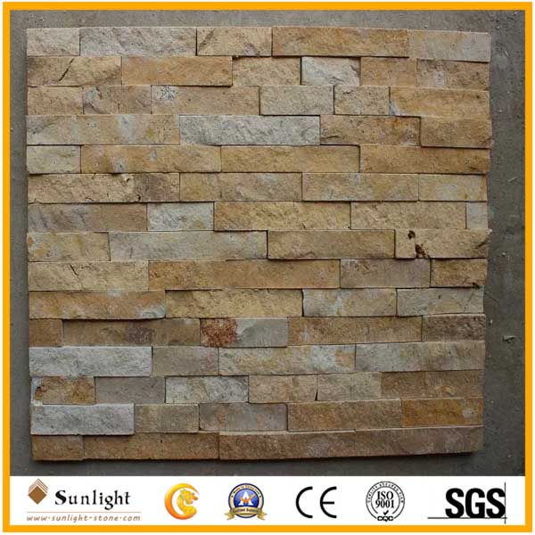 Yellow Rusty slate culture stone