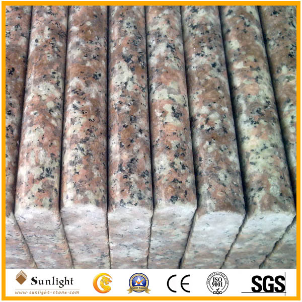 full bullnose G687 peach red granite 