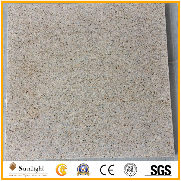 G682 polished yellow pink granite flo