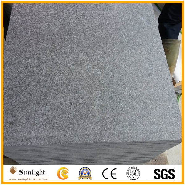 G684 black pearl flamed surface