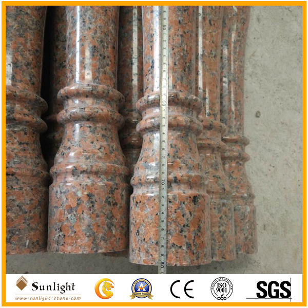 Cheap Red Granite Stone Balustrade fo