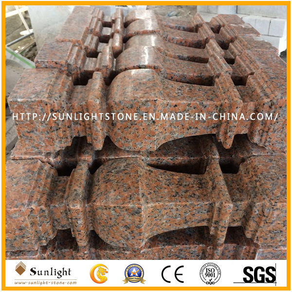 Red Stone Balustrade G562 Stone Balus