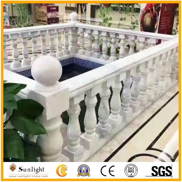 Nice White Marble Balustrade & Ra