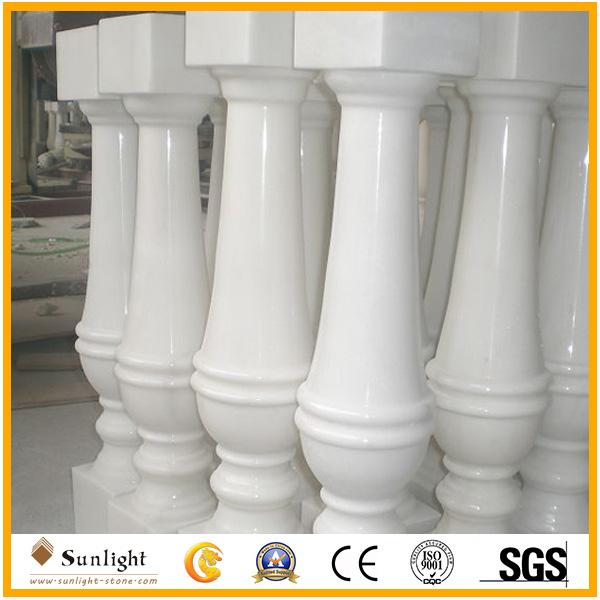 Guangxi White Marble Stair Balustrade