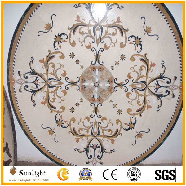 Cream Marfil/Golden Marble Water Jet 