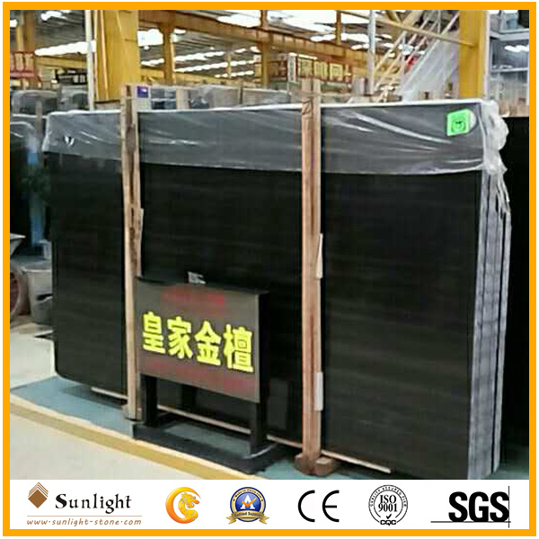 black wooden marble slabs