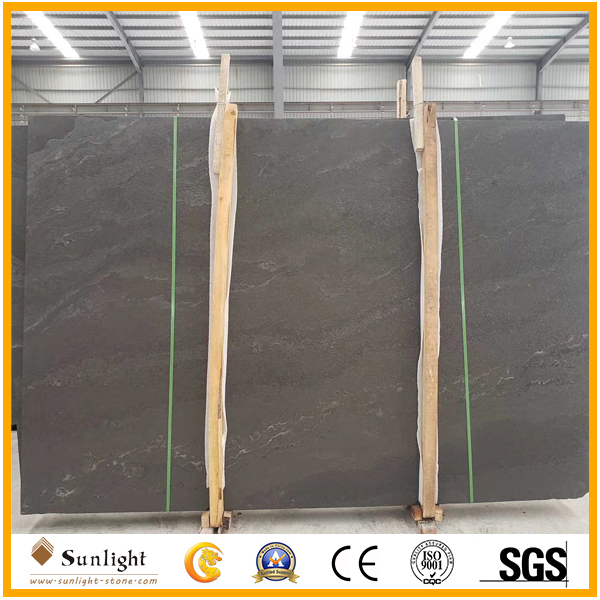 black wood marble cross cut slabs