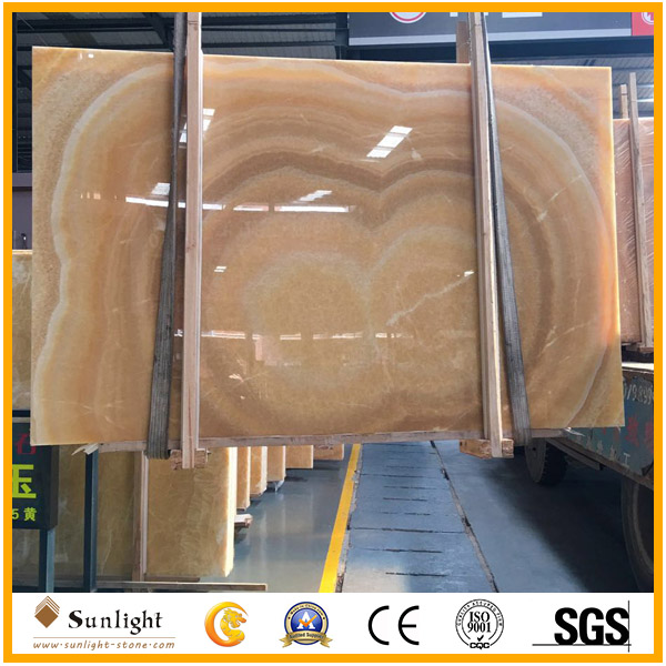 yellow onyx slabs