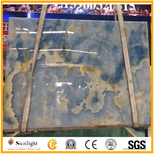blue sky onyx slabs