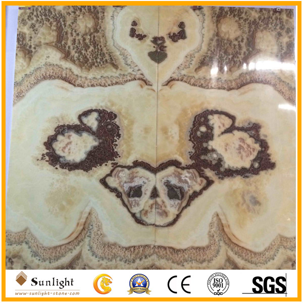 Book Match Yellow Onyx