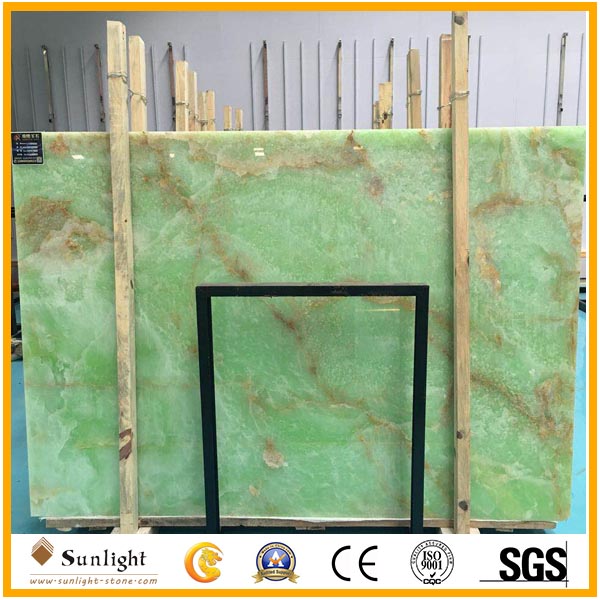 apple Green onyx slabs