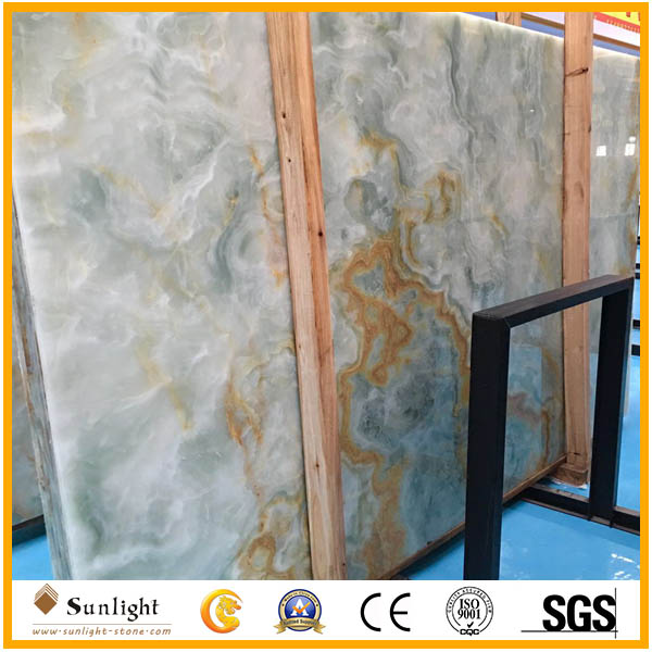 blue onyx slabs