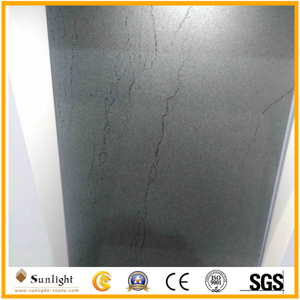 Hainan Ants Lines Dark Basalt Tiles,H