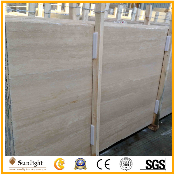 Roman cream/beige travertine slabs