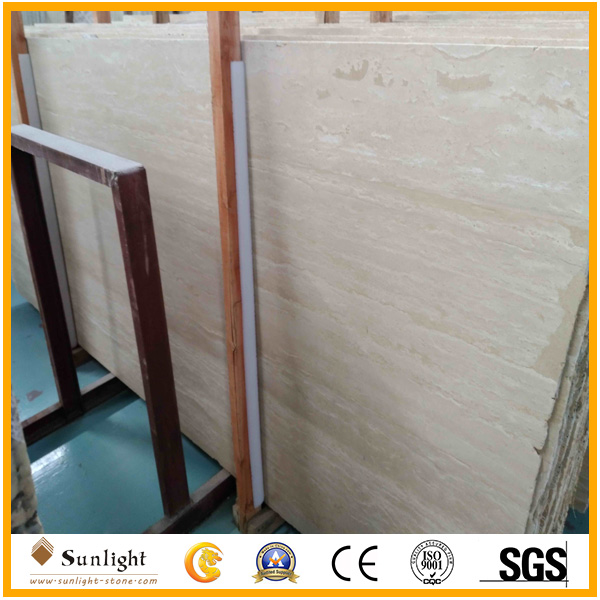 white beige travertines slabs