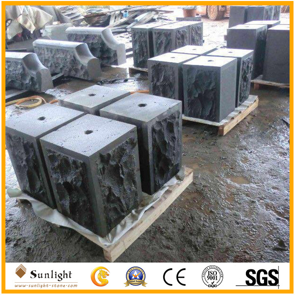 Natural Honed Basalt Palisade Kerb St