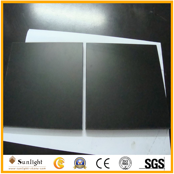 Hainan Black Honed Basalt Tiles (With