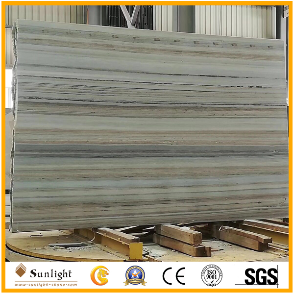 blue/Grey crystal wood vein marble sl