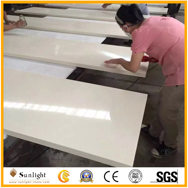 beige Quartz Kichten Counter top