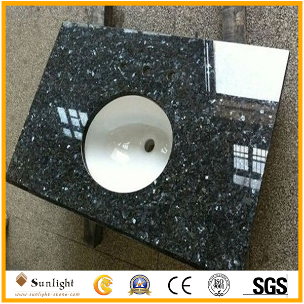 blue pearl granite Vanitytop