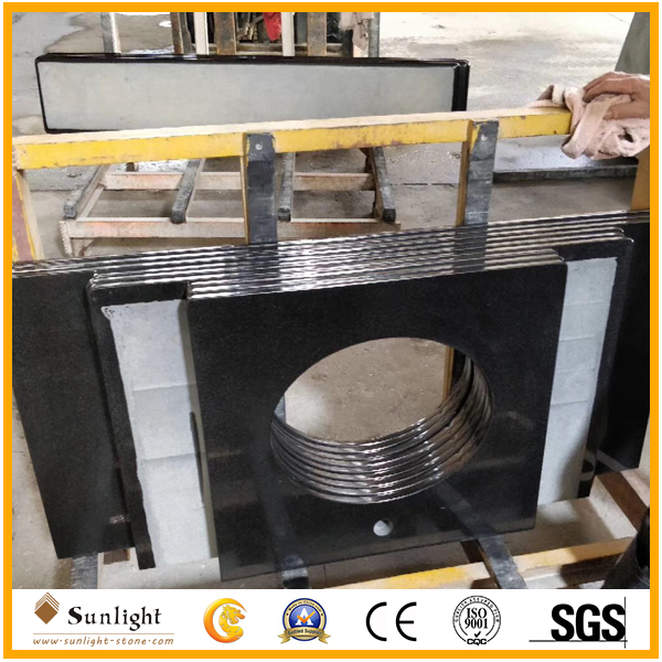  shanxi black granite bathroom vanity