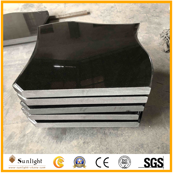 absolute black granite headstone