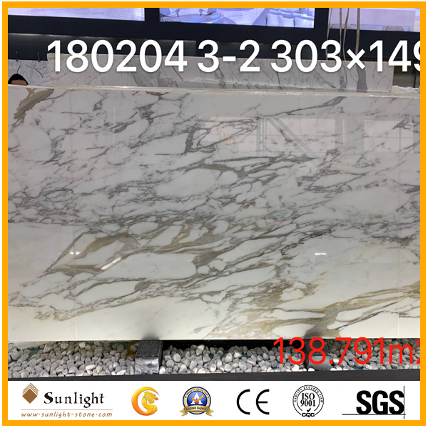 luxury calacatta gold marble slabs